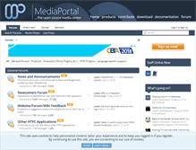 Tablet Screenshot of forum.team-mediaportal.com